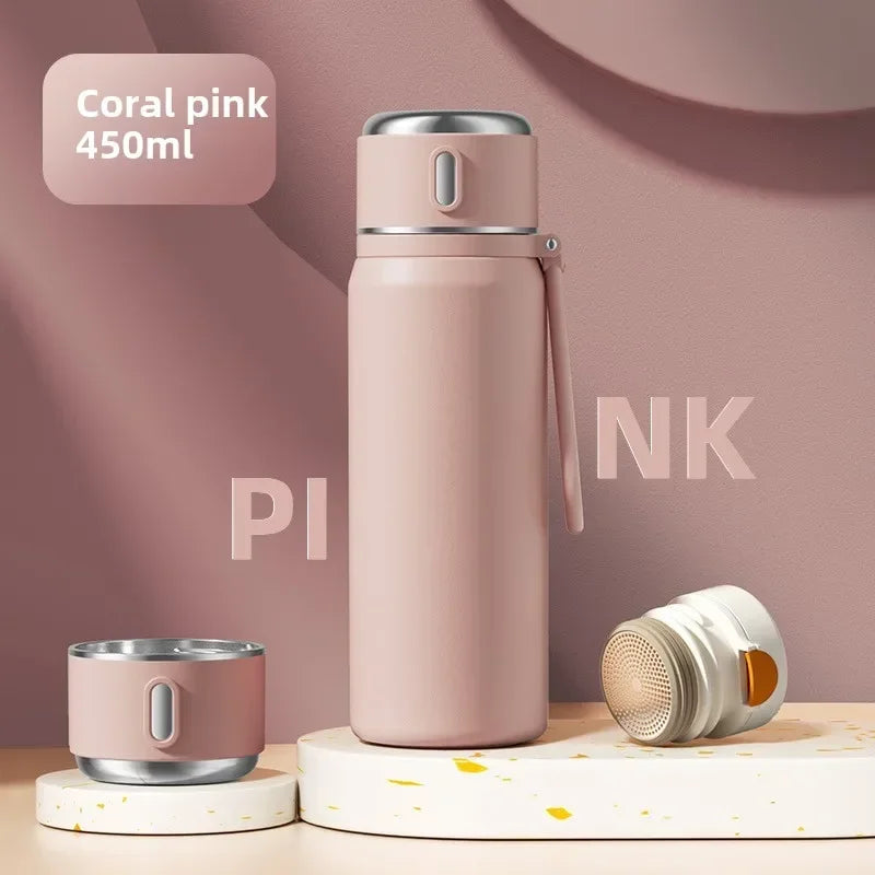 316 Stainless Steel Thermos Cup for Girls – Kids School Water Bottle