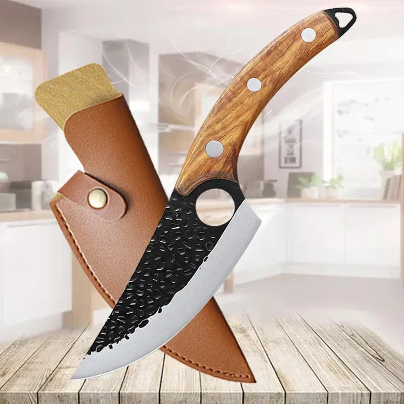 Forged Stainless Steel Boning & Fillet Knife – Kitchen Utility Tool