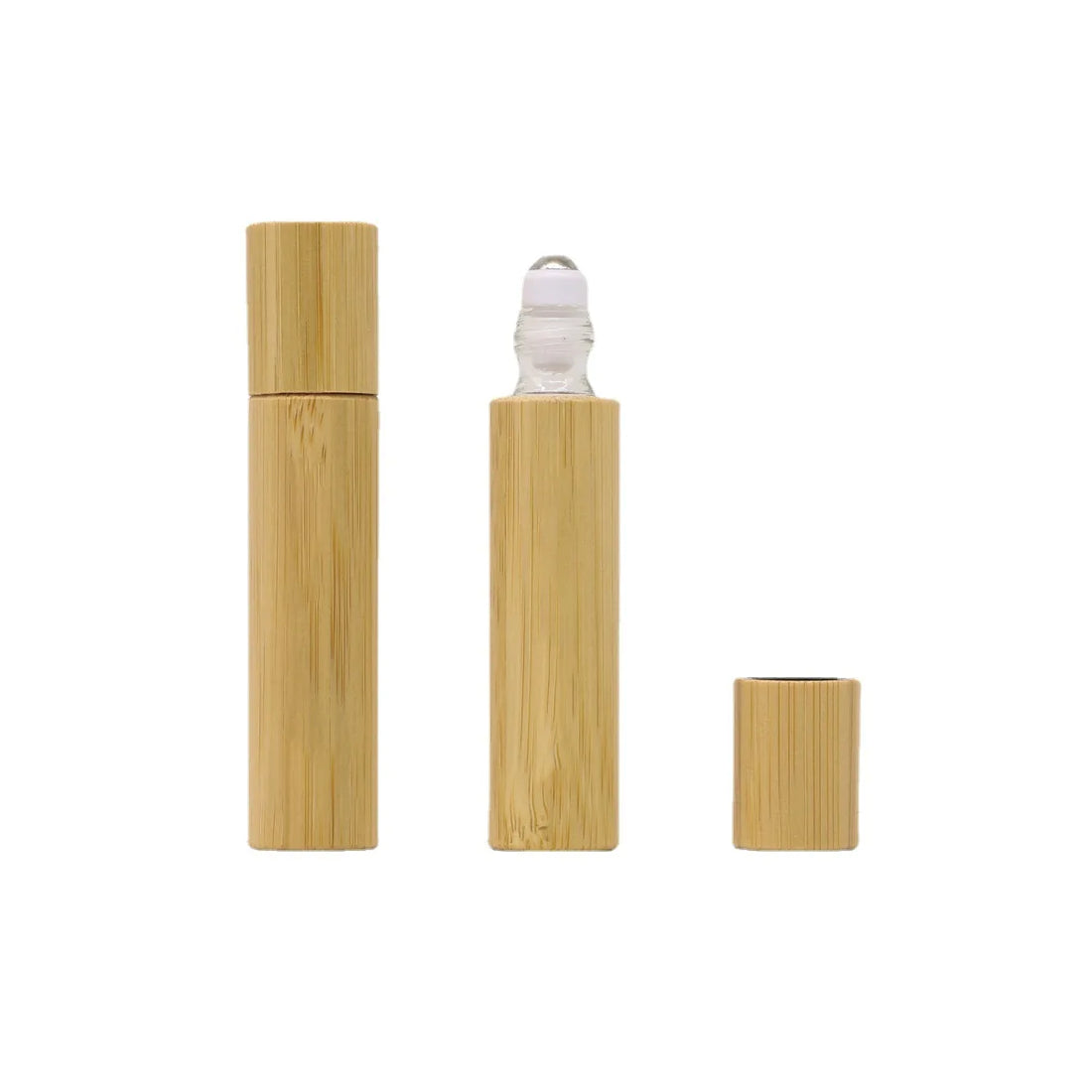 Bamboo Roll-On Bottle – 3ml/5ml/10ml Refillable Oil Container
