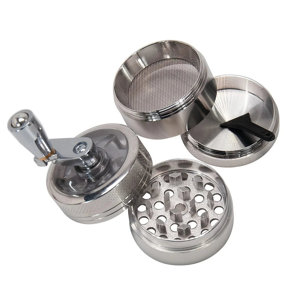 Nut and Hard Spice Grinder – Manual Crusher for Nutmeg, Ginger, Rock Salt, and Peppercorns