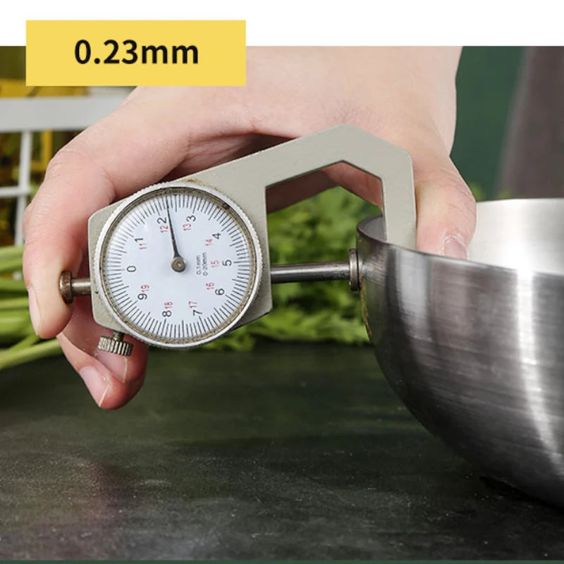 304 Stainless Steel Frying Pan – Non-Stick Pan for Fried Steak, Uncoated Kitchen Cookware for Gas Stoves and Induction Cookers