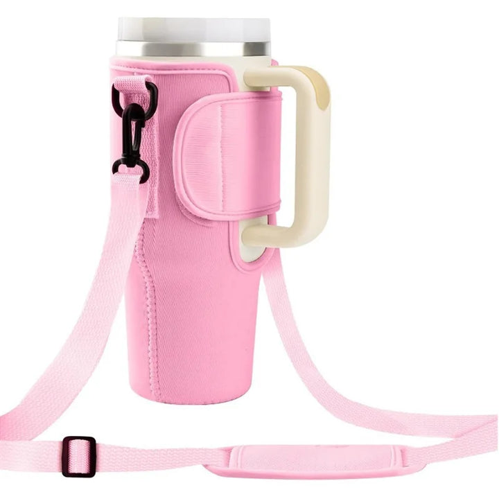 40oz Water Bottle Carrier Bag with Strap