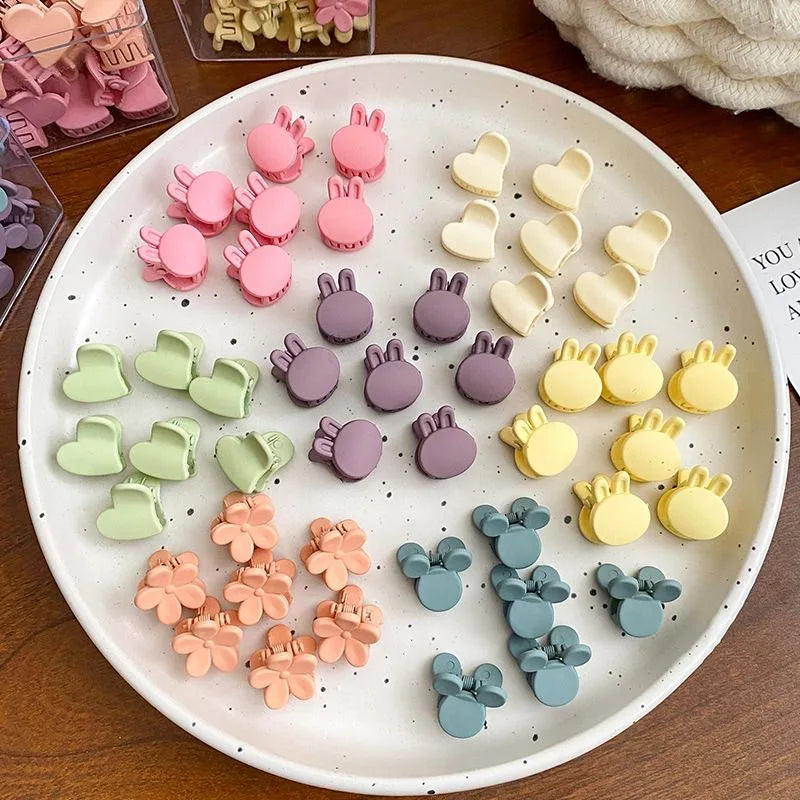 Mini Candy Clasp Hair Clips – Colorful Bang & Side Clips