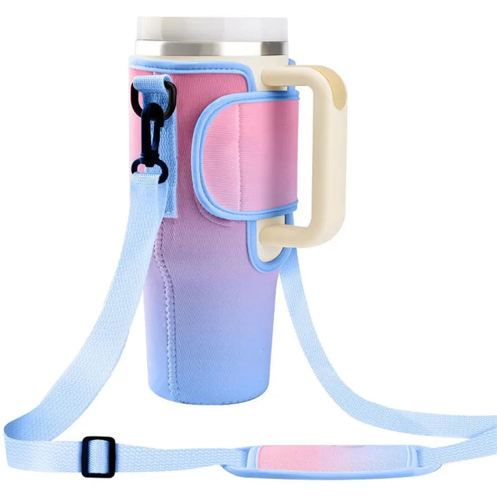 40oz Water Bottle Carrier Bag with Strap