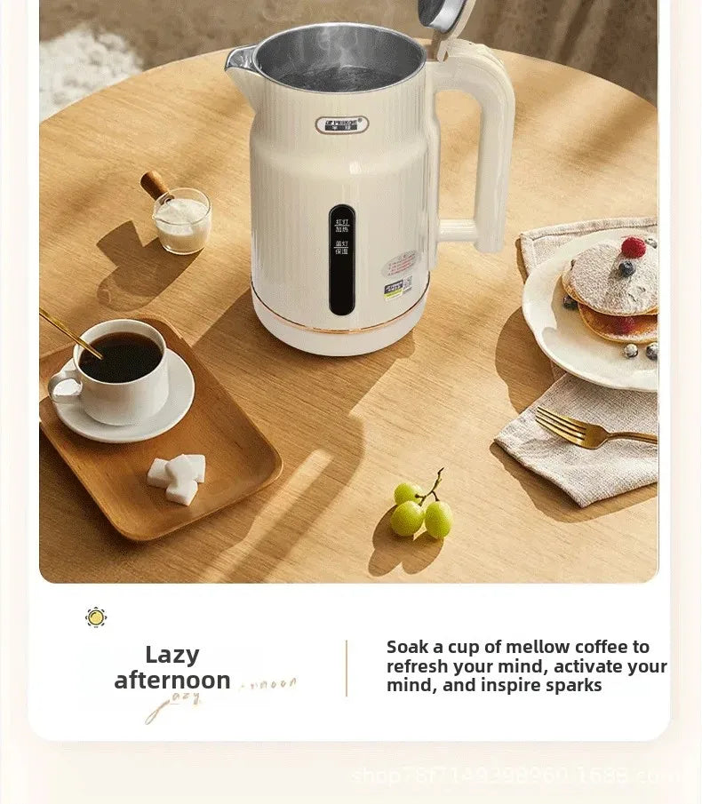 Large Capacity Automatic Breakdown Electrical Kettle – Half Sphere Shape Insulated Thermal Water Heater for Dormitory and Home Use