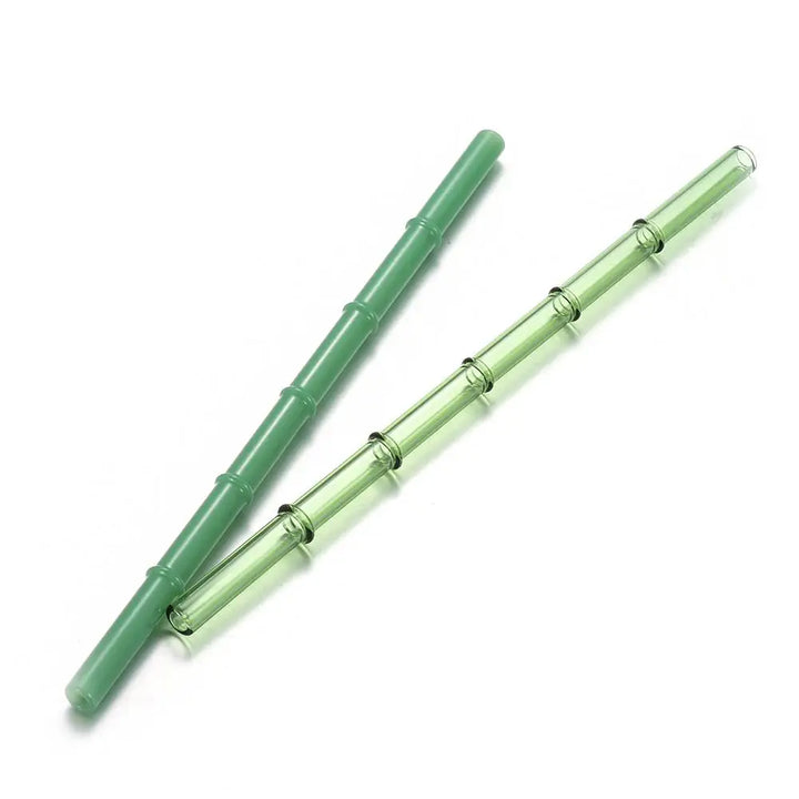 Reusable Glass Straws – Clear Drinking Straws for Juice, Milk, and More