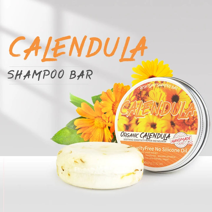 Calendula Shampoo Soap – Deep Cleansing & Oil Control