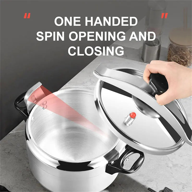 3L/5L/7L Professional Pressure Cooker – Heavy-Duty Aluminum Explosion-Proof Cooking Pot for Gas Cooker