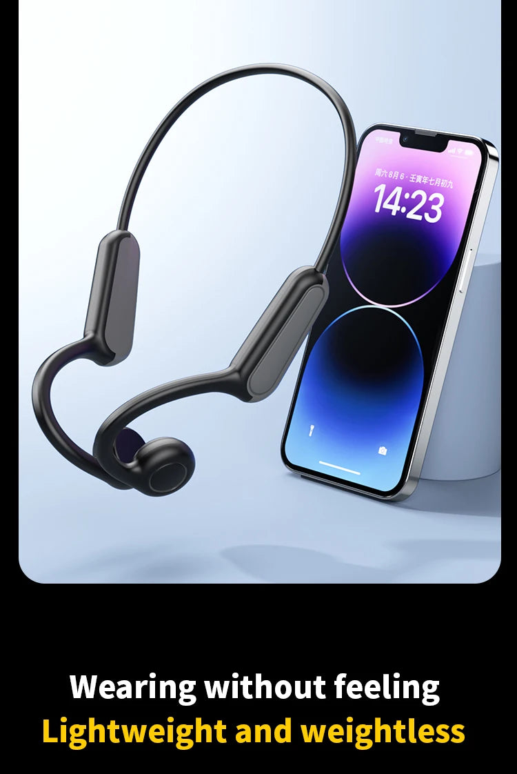 Xiaomi Mijia Bone Conduction Headphones – Bluetooth 5.3 Waterproof Sports Ear Hook Headset