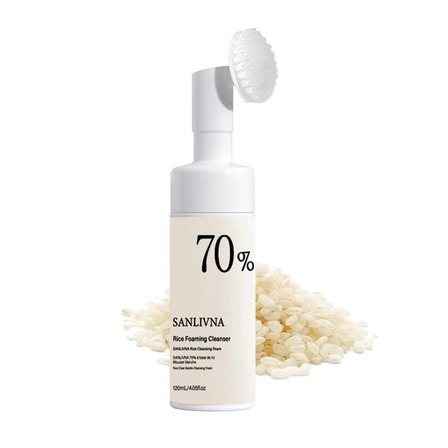 Rice Skincare Set – Toner, Serum & Cleansing Foam with Niacinamide