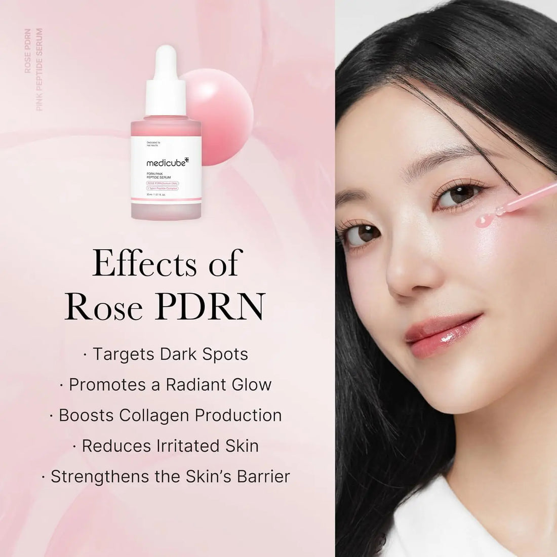 Vegan Pink Essence – Moisturizing & Firming Face Serum (30ml)