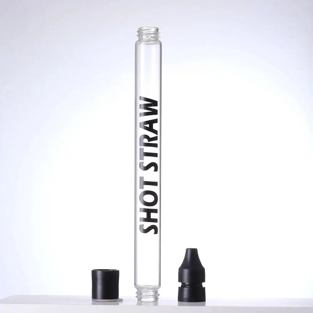 Shot Straw – Transparent Reusable Glass Drinking Straws for Tumblers and Bottles