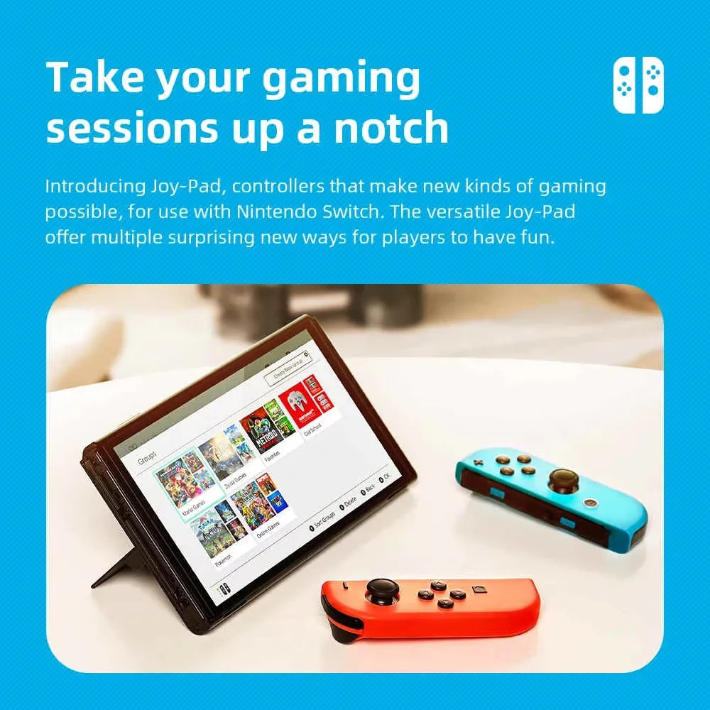 Wireless Joypad Controller – Bluetooth Gamepad for Switch/iOS/Android/PC