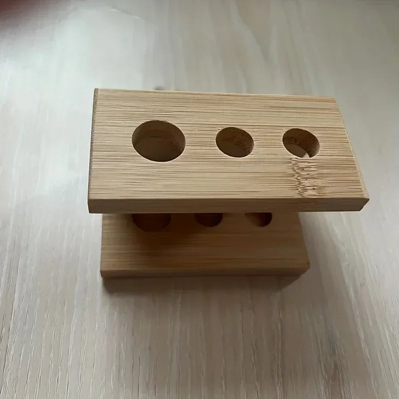 Bamboo Toothbrush Head Holder – 2/3/4 Slots