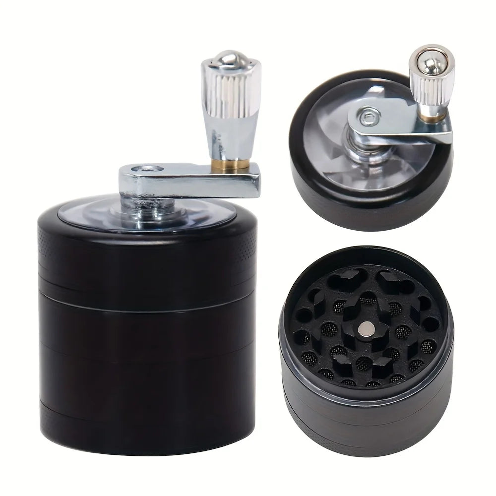 Nut and Hard Spice Grinder – Manual Crusher for Nutmeg, Ginger, Rock Salt, and Peppercorns