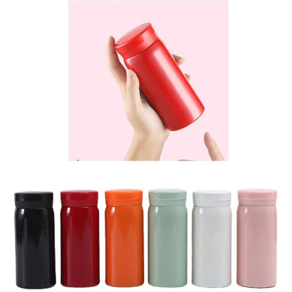 Simple 304 Stainless Steel Mini Thermos Bottle – Leak-Proof Insulated Coffee Mug (200ml/280ml)